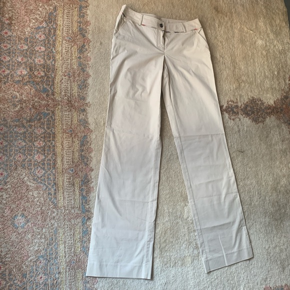 NEW Unisex Vintage Burberry London Trousers Size 8 Beige - Picture 3 of 11